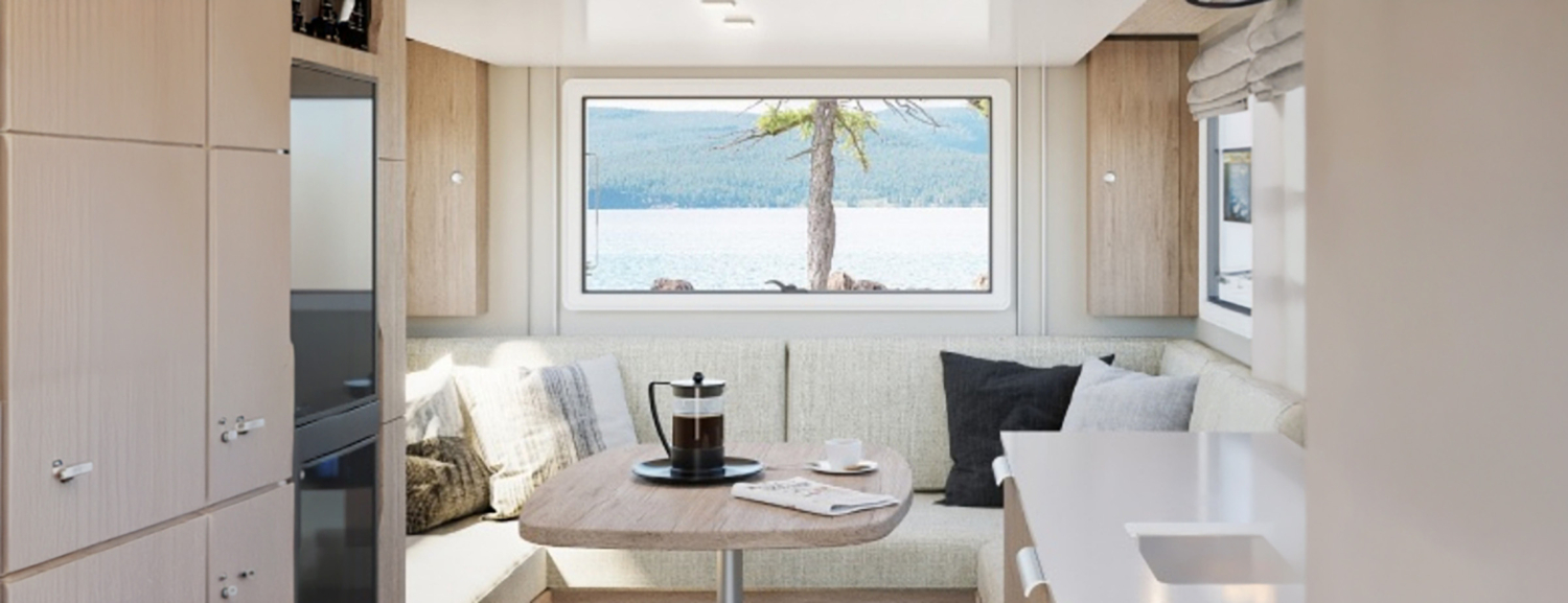 by use motorhomes & caravans interiors